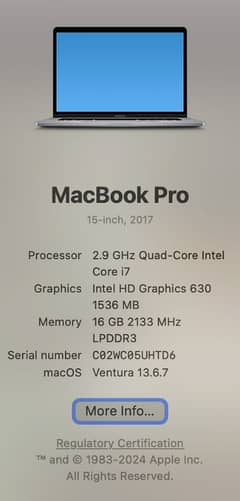 Macbook pro 2017