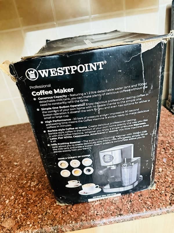 westpoint wf2025 model coffee maker automatic 03214570024 3