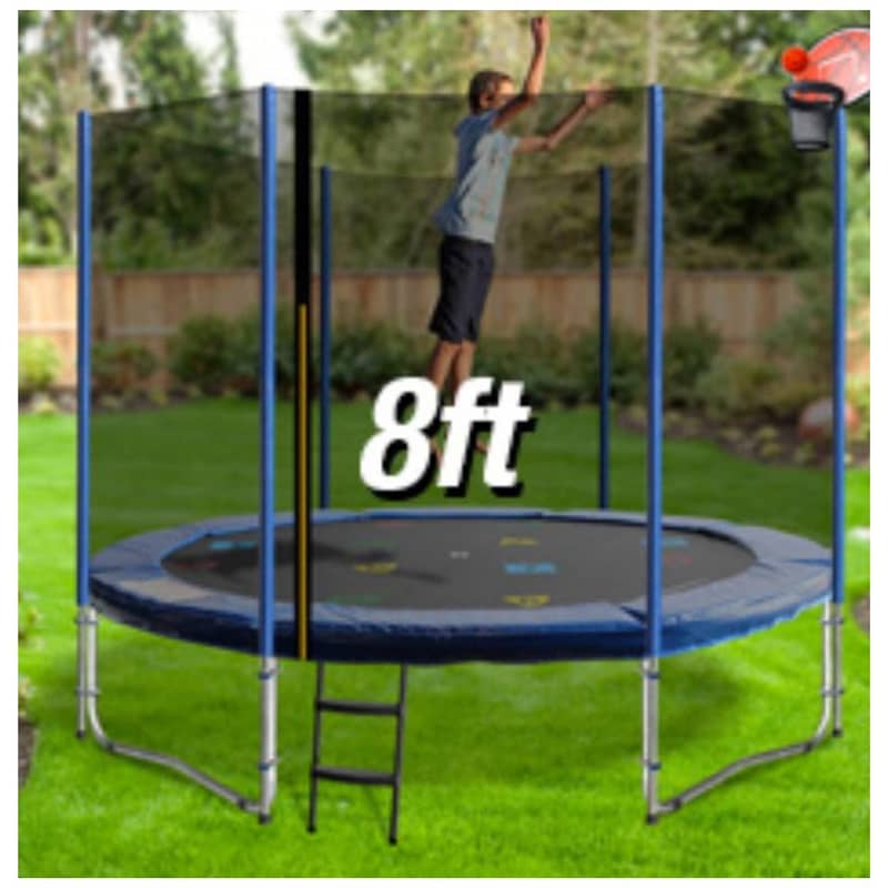 Trampoline | Jumping Pad | Round Trampoline | jumper | With safety net 11