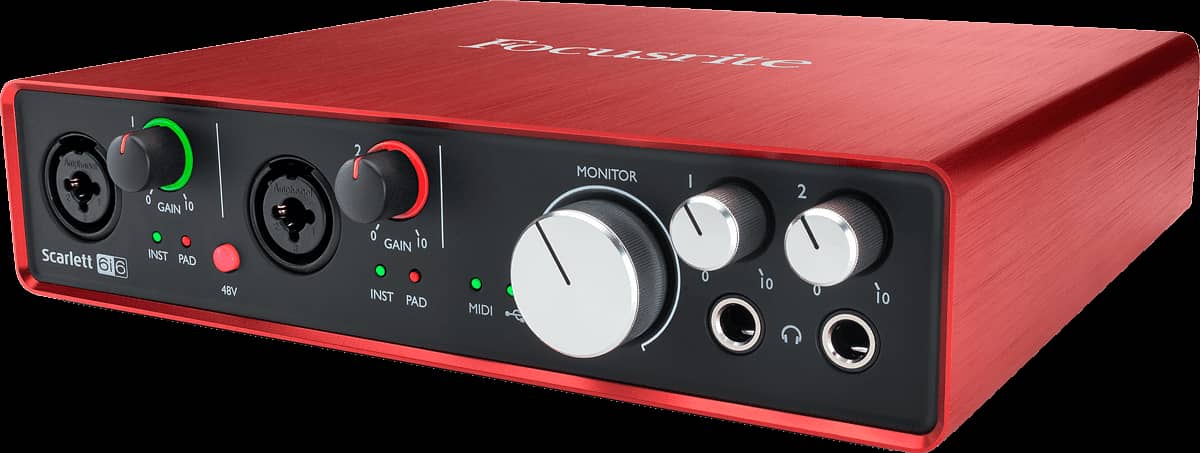 Focusrite Scarlett 6i6 USB Audio Interface (2nd Generation) 2