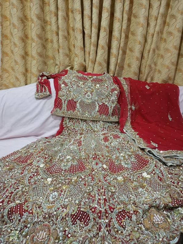 Red Bridal Lehnga 0