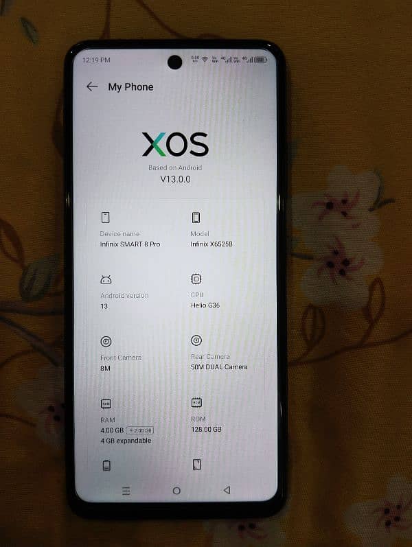 infinix smart 8 pro mobile brand new condition in 3 months warranty 5