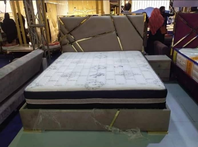 King size bed / Modren bed / Brass bed /furniture for sale 12