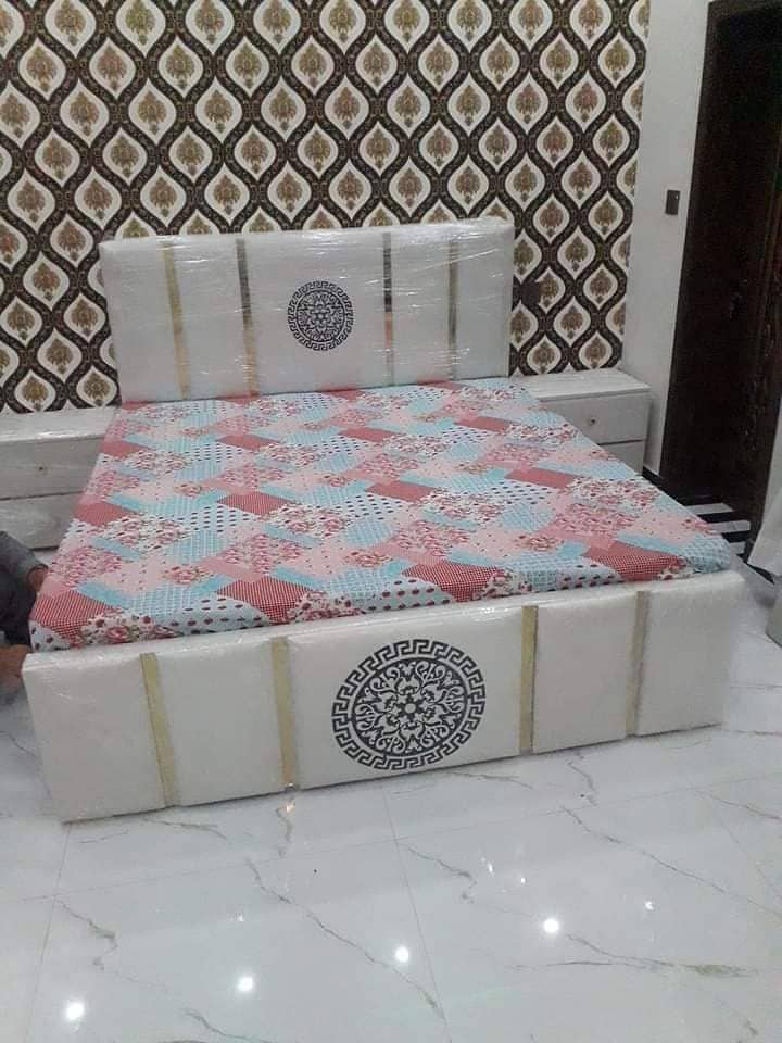 King size bed / Modren bed / Brass bed /furniture for sale 15