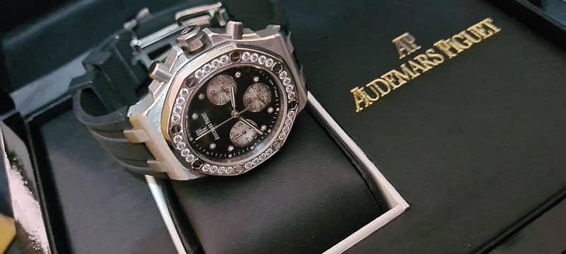 Audemars piguet chronograph Ladies Wrist watch Box packed  AP watch 2