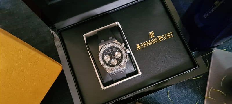 Audemars piguet chronograph Ladies Wrist watch Box packed  AP watch 13