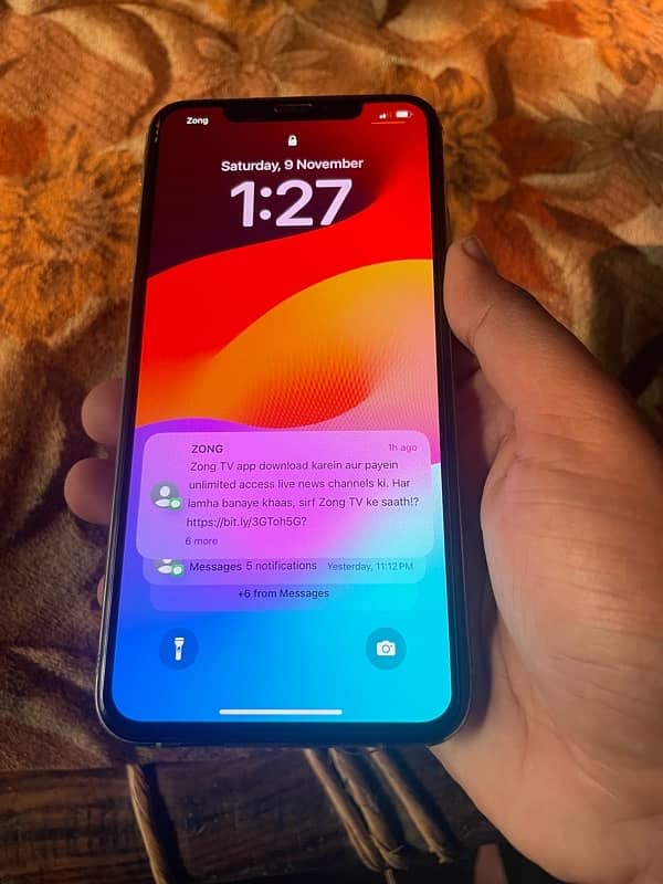 Iphone xsmax 64gb non pta (zong sim working) 3