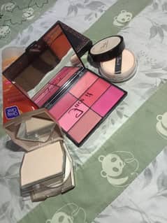 Deal of 4 Blush on ,Compact powder,lose powder,facial scrub