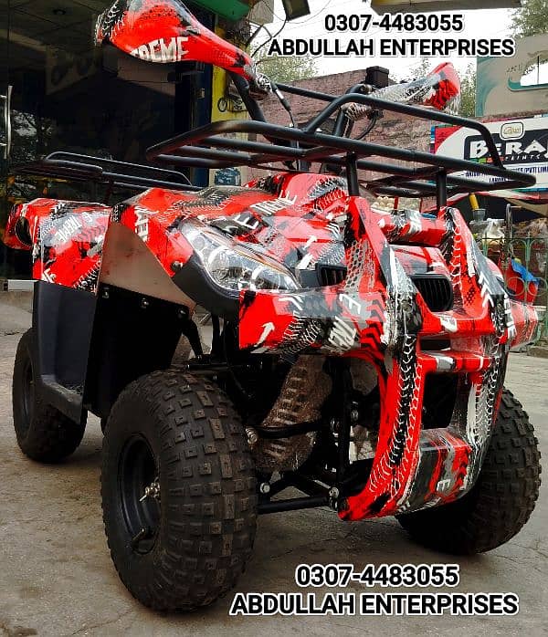 110cc jeep model Quad Bike Atv 4 wheel 4 sale 2