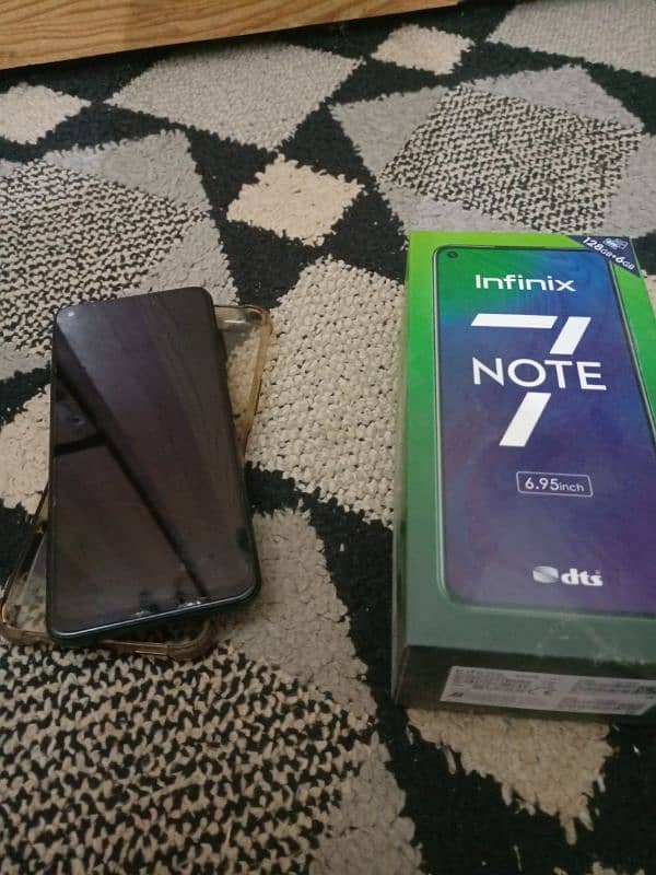 Infinix note 7 with box 0