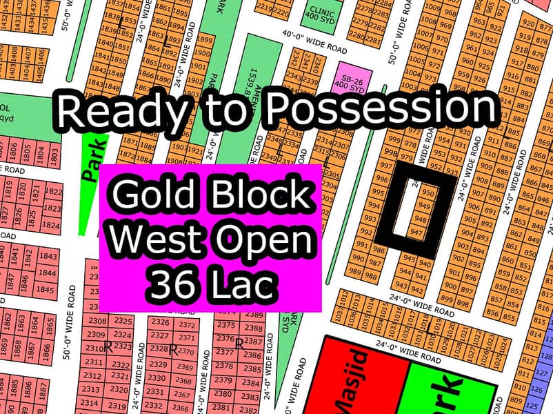 L - (West Open + Gold Block) North Town Residency Phase - 01 (Surjani) 0