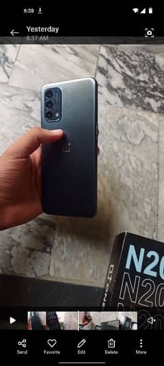 OnePlus n200 lush new condition 10/10 box charger cover