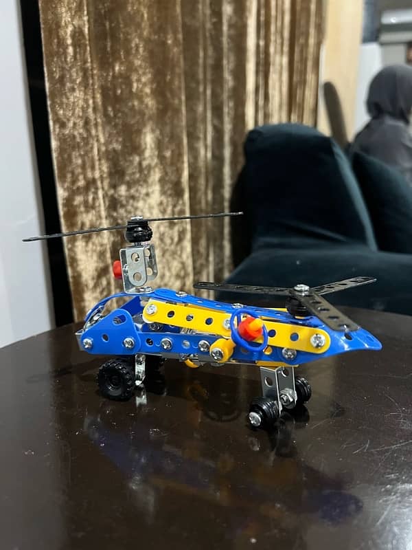 metal model helicopter 1