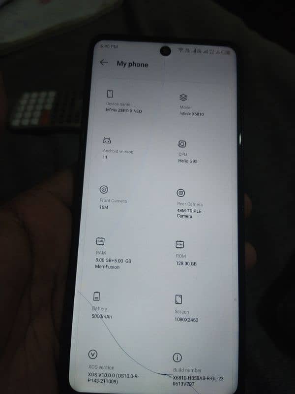 infinix zero x neo for sale 0