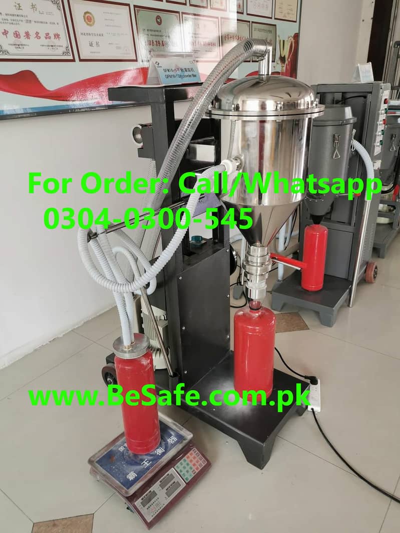 Refilling of Fire Extinguishers DCP Co2 fm200 wet chemical 4