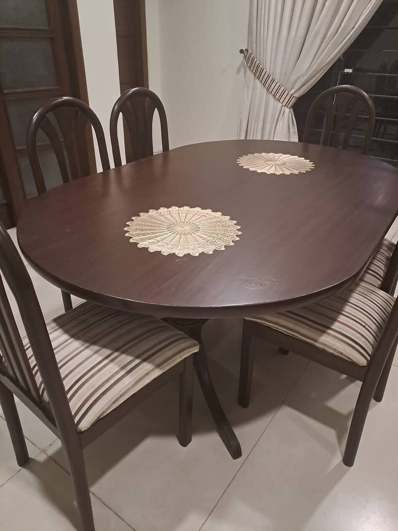 Dining Table / Wooden Dining Table / 6 Chair Dining 0