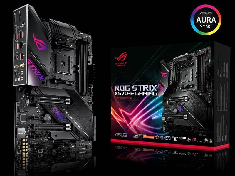 Asus ROG x570e gaming WiFi motherboard 0