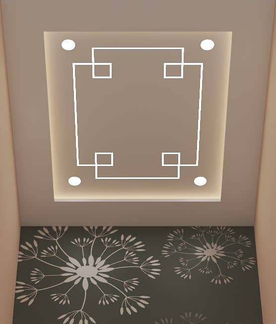 2 By 2 ceiling / Fency ceiling / ceiling Light / Roof ceiling 1