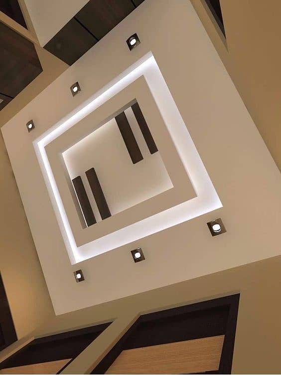 2 By 2 ceiling / Fency ceiling / ceiling Light / Roof ceiling 11