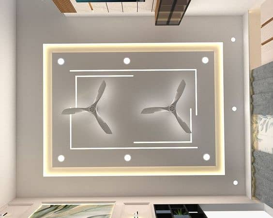 2 By 2 ceiling / Fency ceiling / ceiling Light / Roof ceiling 13