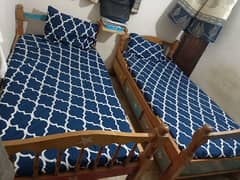 2 Single Bed Sheet with 2 pillow cover