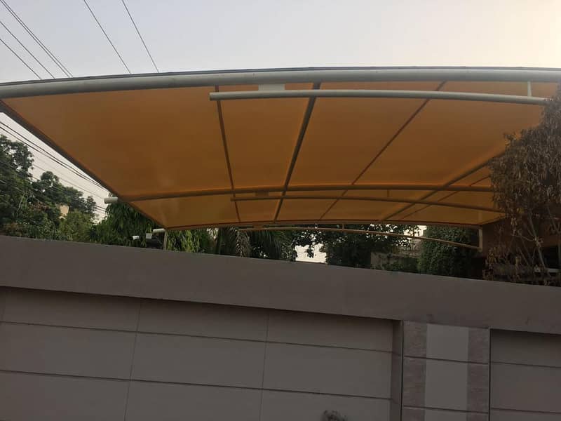 Car Parking Shed - Fiber Shed - Car Porch Shed - Tensile Shed 0