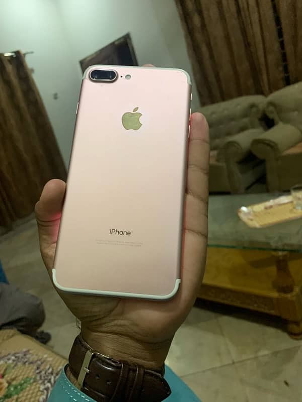 iphone7plus PTA poroved 256gb condation 10/10 all ok only betry chng 1