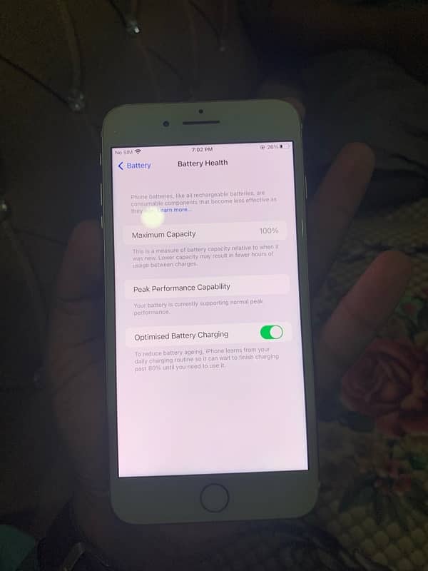 iphone7plus PTA poroved 256gb condation 10/10 all ok only betry chng 8