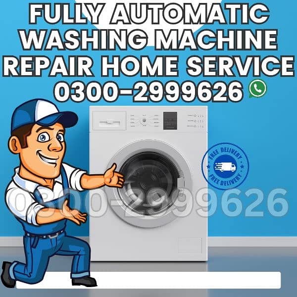 Fully Automatic Washing Machine Repair Home Service 0300-2999626 7