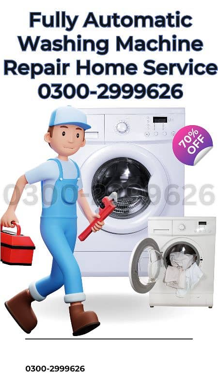 Fully Automatic Washing Machine Repair Home Service 0300-2999626 11