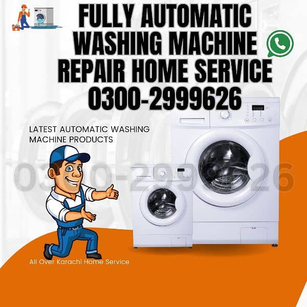 Fully Automatic Washing Machine Repair Home Service 0300-2999626 15