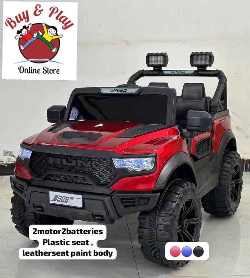 Kids Car | Kids Jeep | Baby Jeep | Baby Toys | Double Battery Car Jeep 5