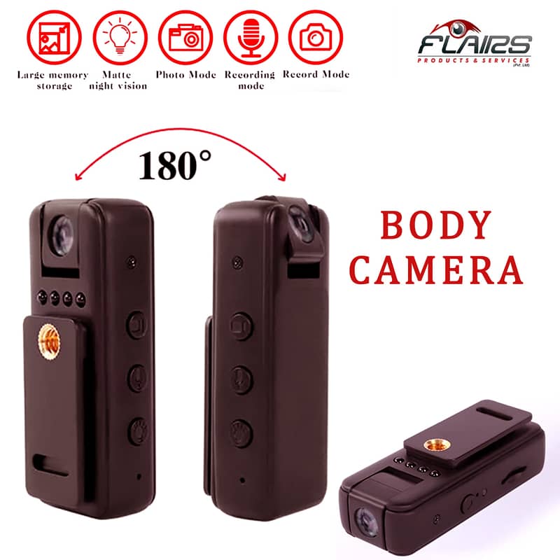 A88 Motion Body Camera, Portable digital videos recorder night vision 0