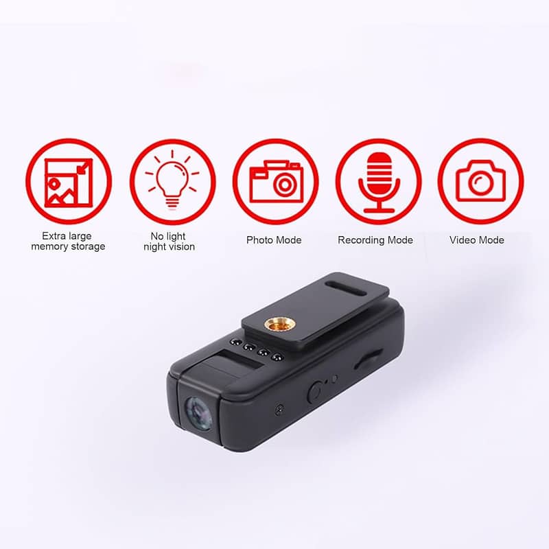 A88 Motion Body Camera, Portable digital videos recorder night vision 4