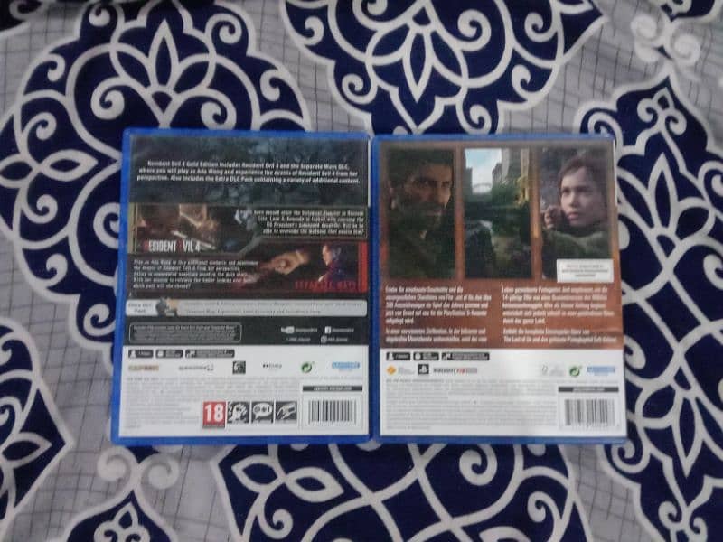 Resident Evil 4 Gold Edition,Last of Us Part 1 Ps5 1