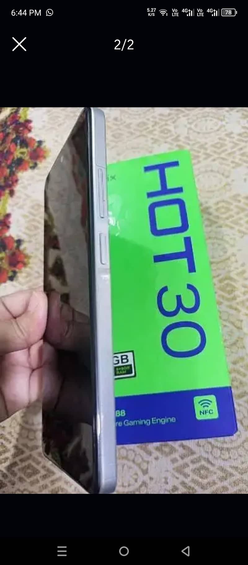 Infinix Hot 30 (8/128) Urgent sale 0