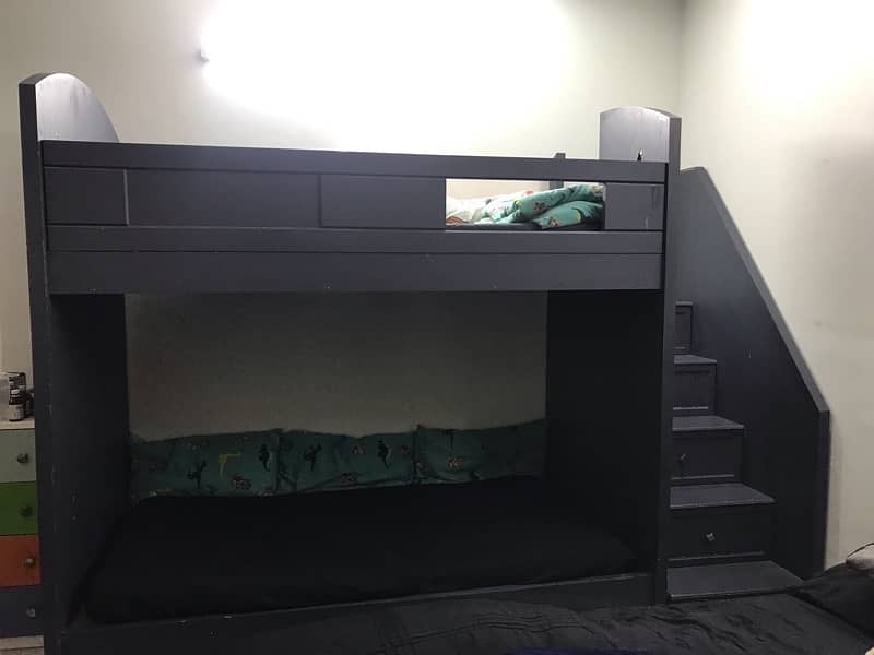 full size kids bunked bed 1