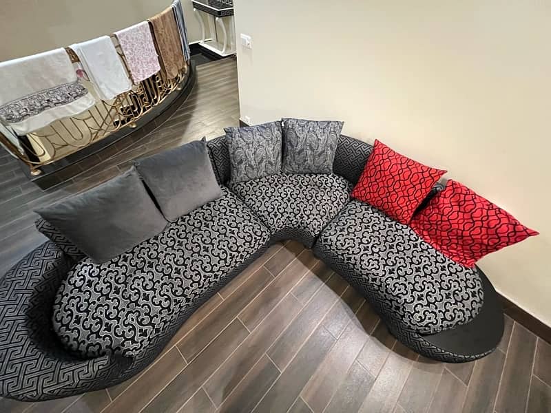 7 Seater L shape sofa set 3