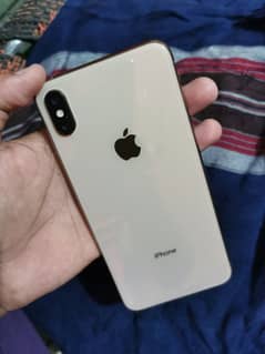 iPhone XsMaX Dual SIM mobile Gold Colour PTA Approve