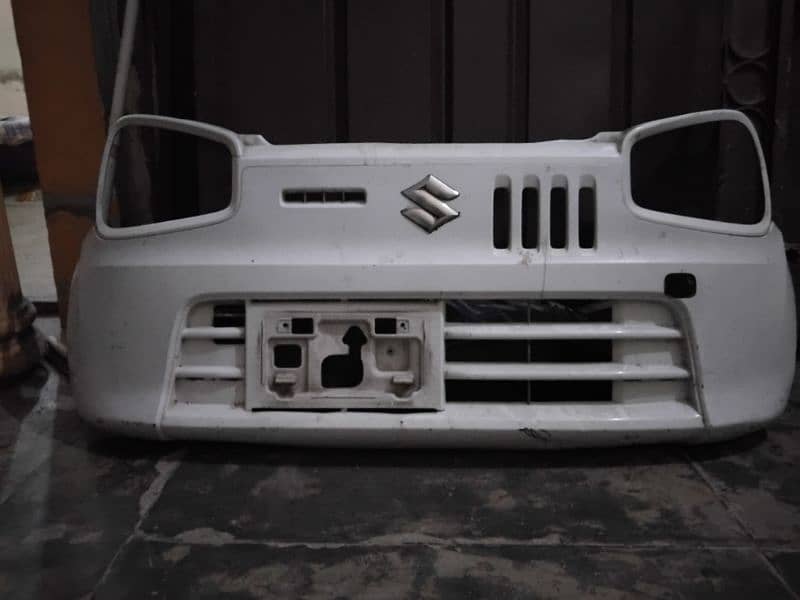 Alto front  bumper and light grill, 0