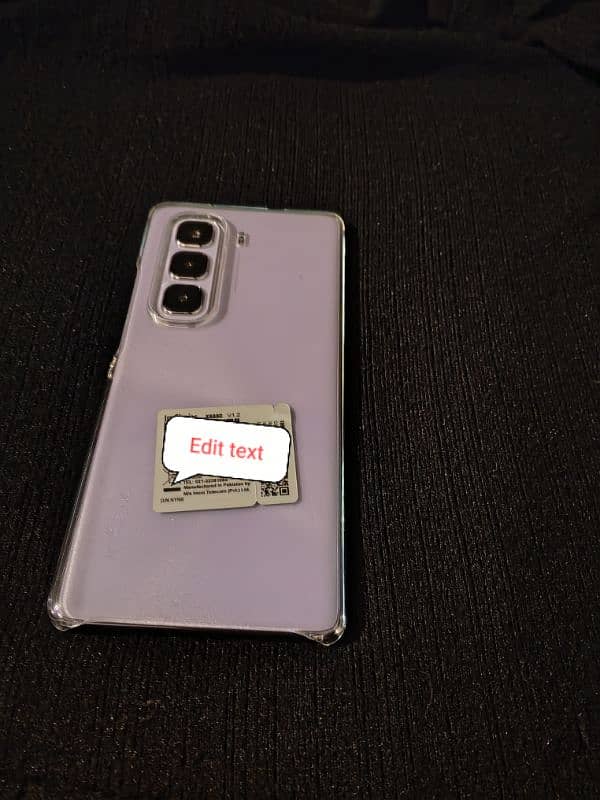 Infinix hot 50 pro plus 16gb ram 256gb just box open03087474389 purple 5