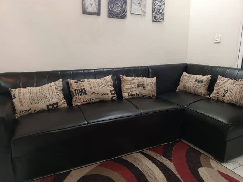 5 seater L Shape sofa 0