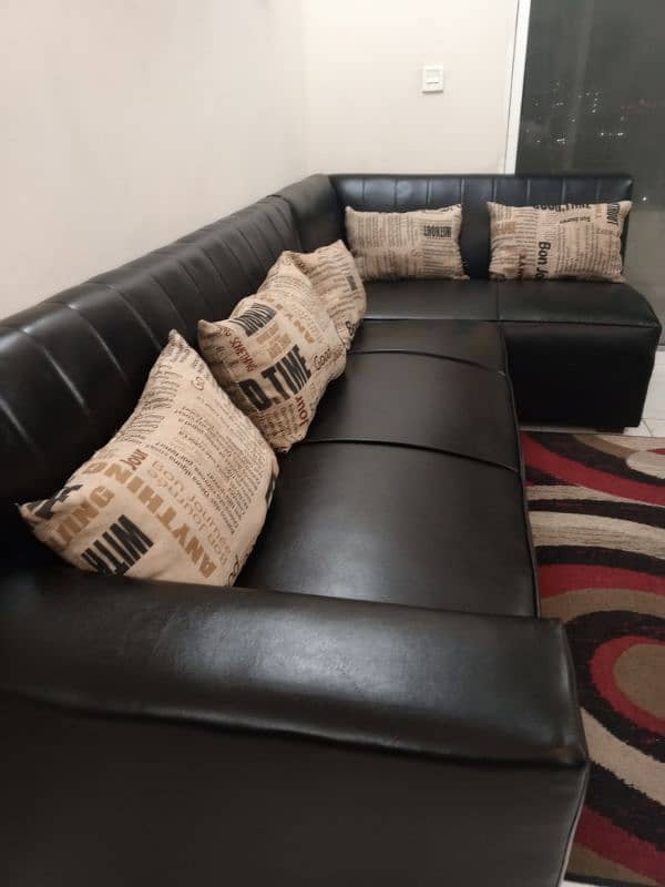 5 seater L Shape sofa 1