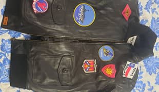 TOP GUN BOMBER JACKET WITH PATCHES