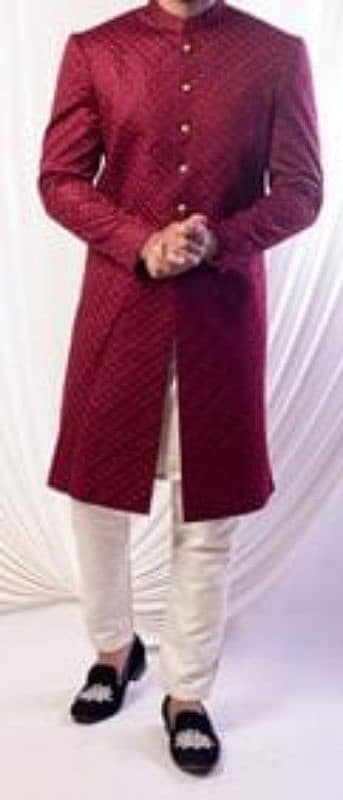 Shirwani/ Groom Sherwani Dulha for sale 1