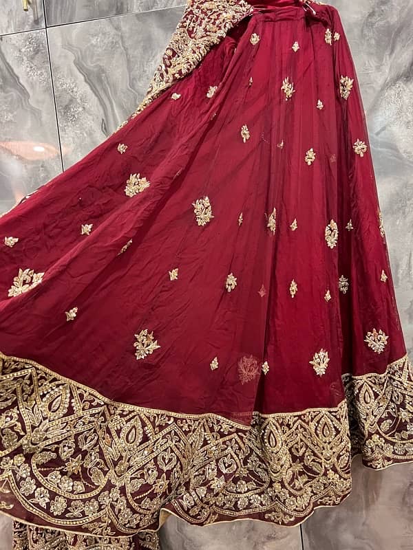 Bridal Lehnga cholli on Chiffon Stuff 5