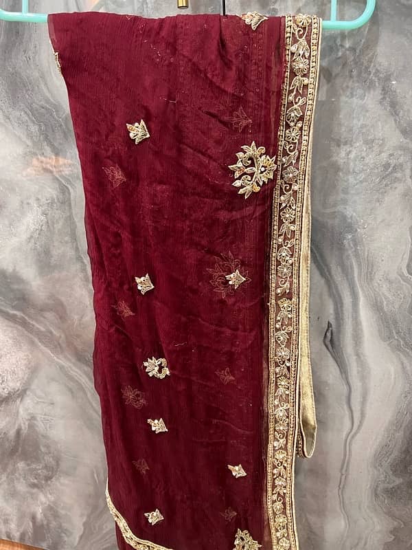 Bridal Lehnga cholli on Chiffon Stuff 6