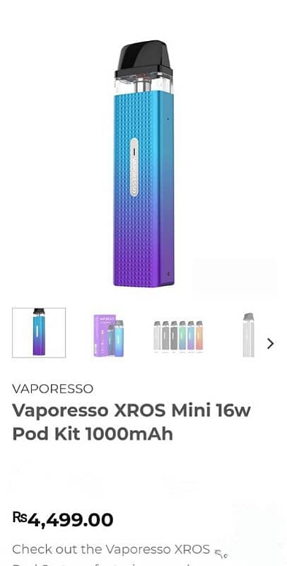 Vaporesso Xros Mini Pod 4