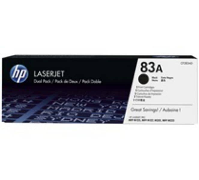 HP 83A (CF283A) Black Laserjet Toner Cartridge 0