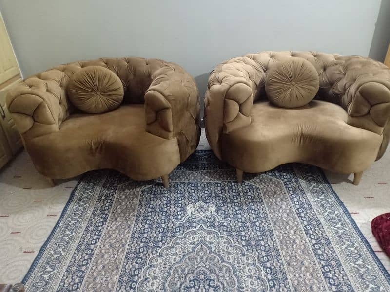 Brand new sofa pair made on order 2